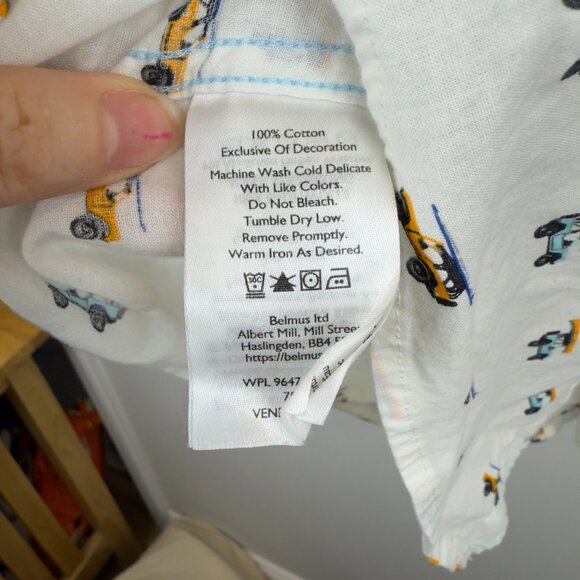 Men's Eddie Bauer Print Short Sleeve Button-Down Shirt, Size XXL - Picture 5 of 7